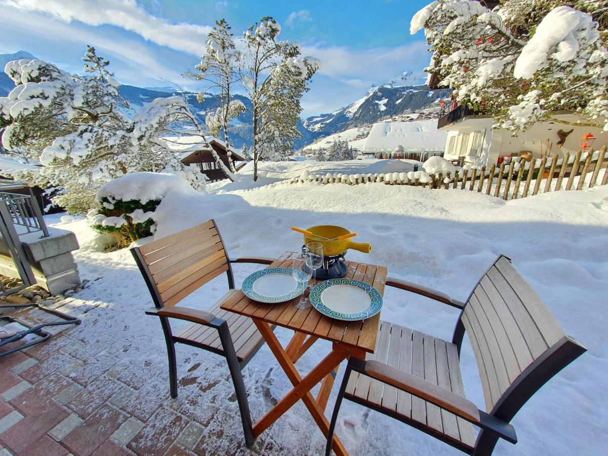 Mom - Alpine Boutique Apartments, Chalet Fagus, Terrace Studio جريندلوالد المظهر الخارجي الصورة